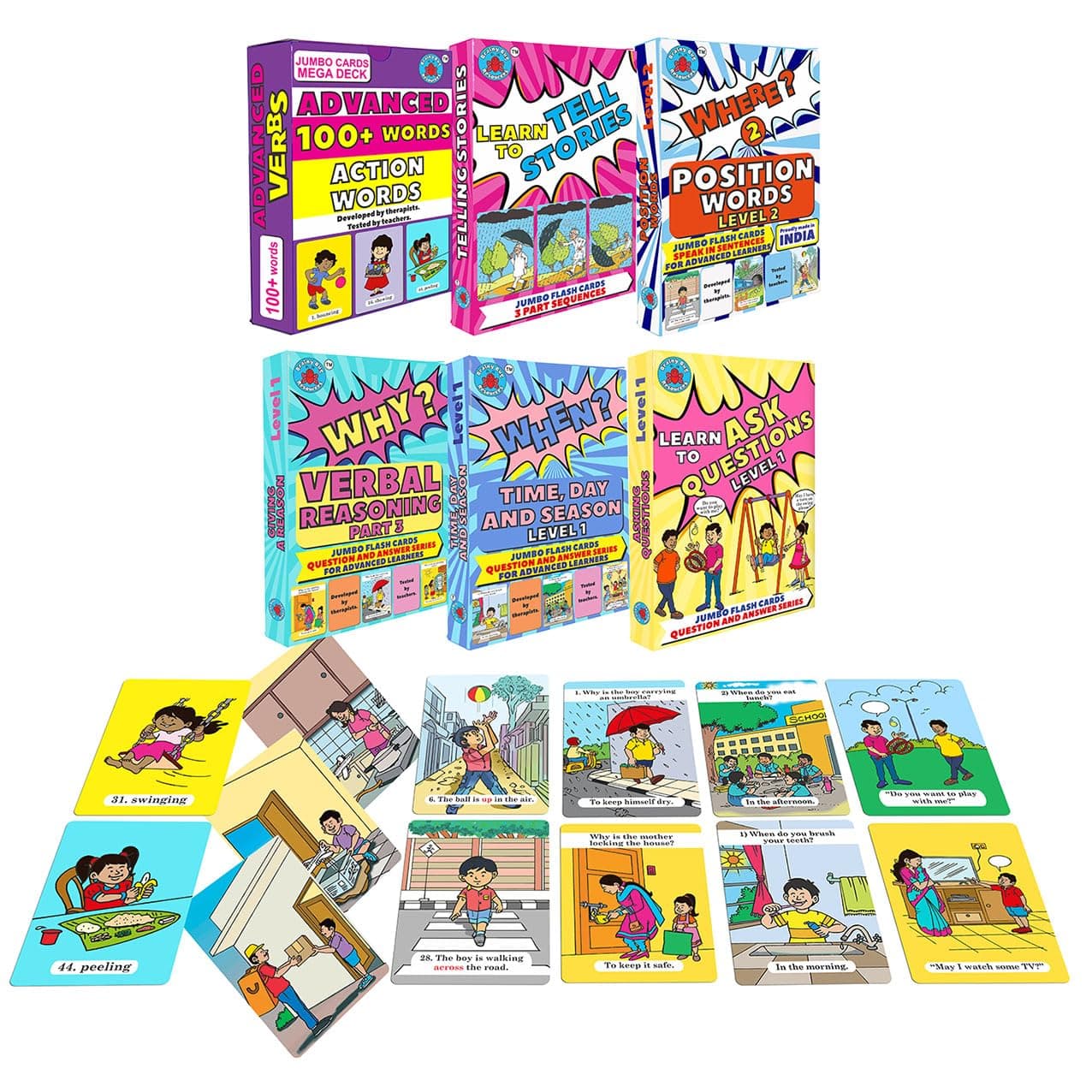 Brainy Bug Resources Educational Flash Cards and Child Resources for Teaching Language_Skills(Advanced Learners Super Bundle)