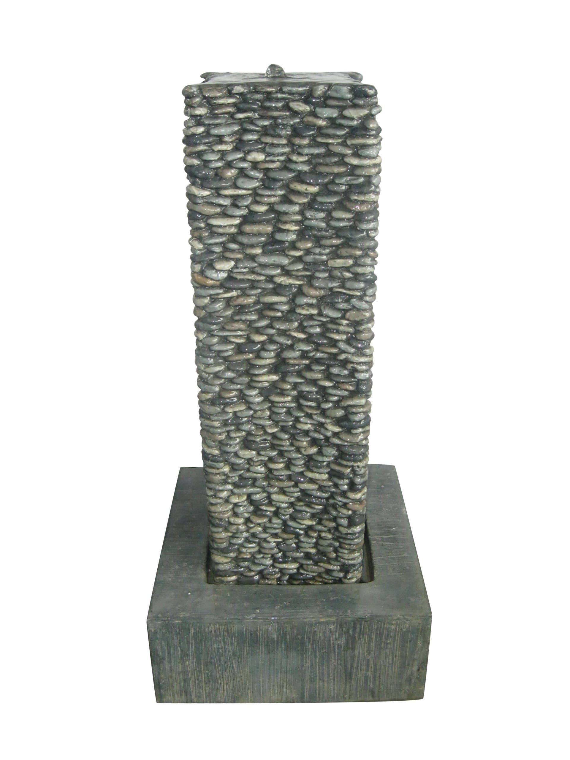 Kelkay Pebble Column Fountain