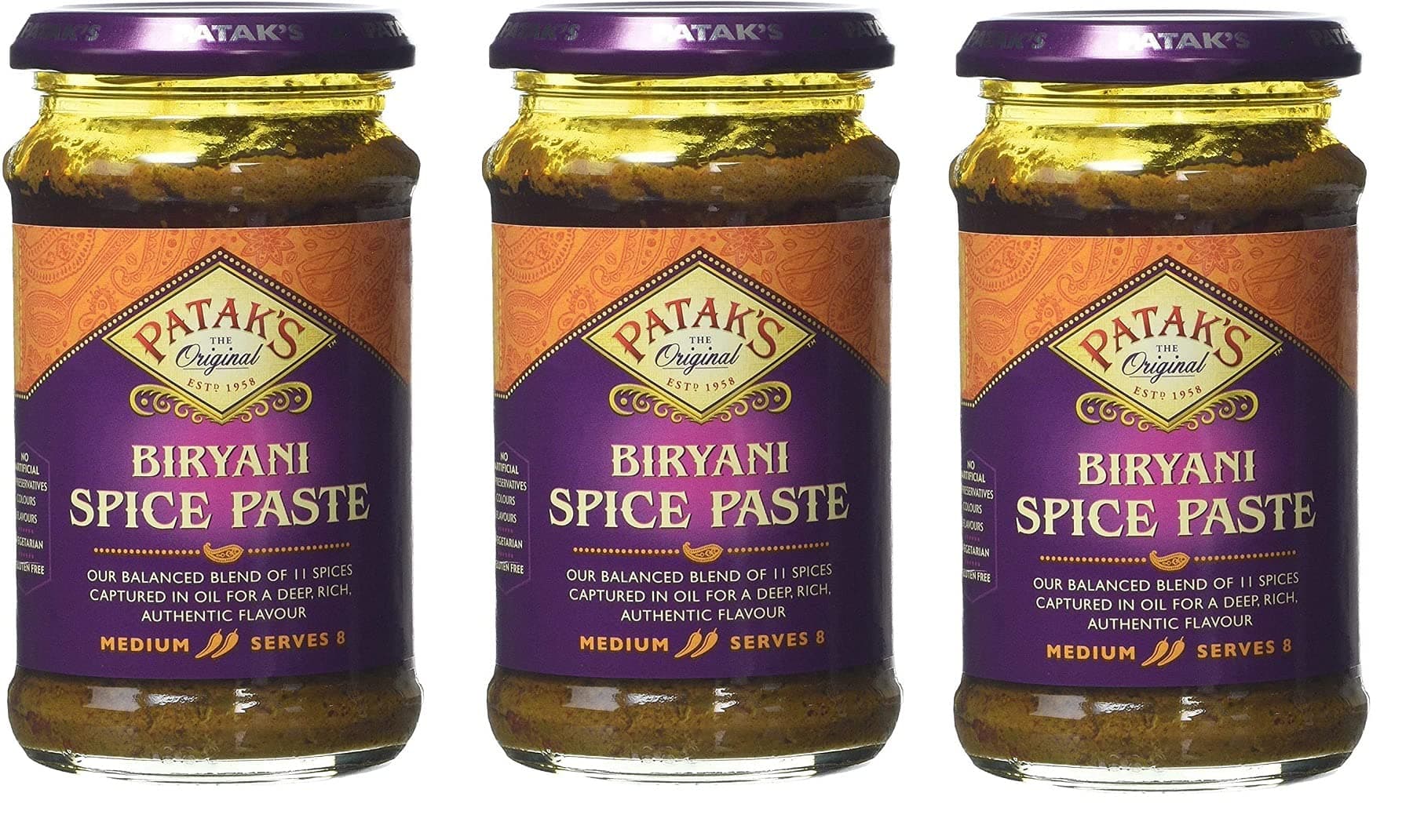 (3 PACK) - Pataks - Biryani Paste | 283g | 3 PACK BUNDLE