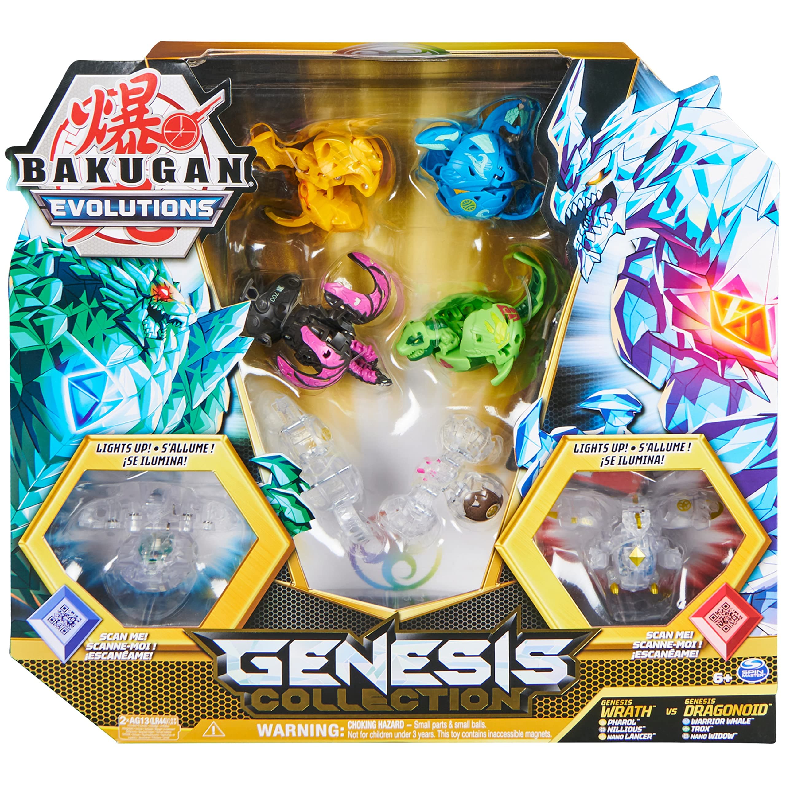 Evolutions, Genesis Collection Pack, Includes NEW Light Up, Kids’ Toys for Boys Aged 6+, AS SEEN ON ROBLOX, NETFLIX and POP TV