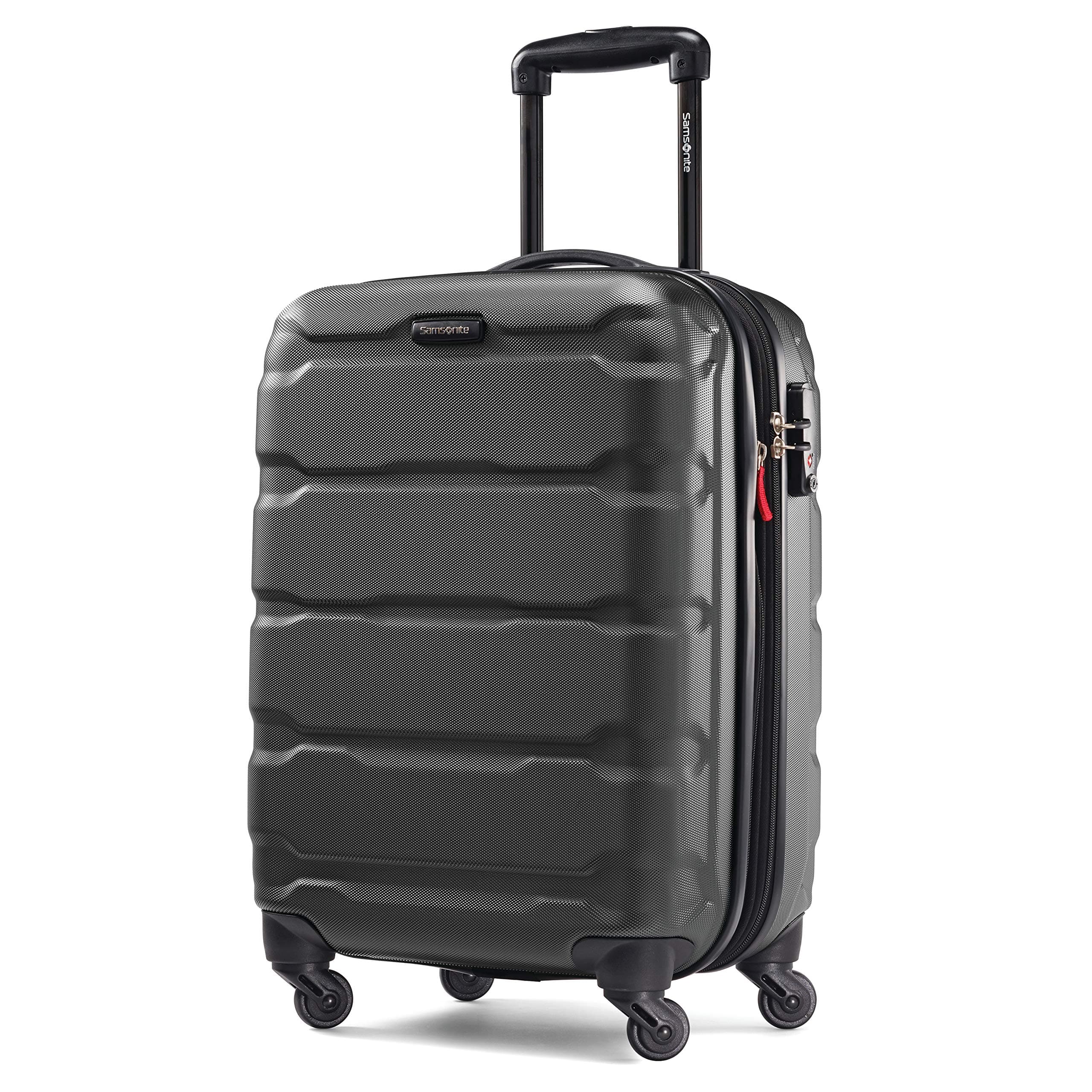 Omni PC Hardside Expandable Luggage with Spinner Wheels, Black, Carry-On 20-Inch