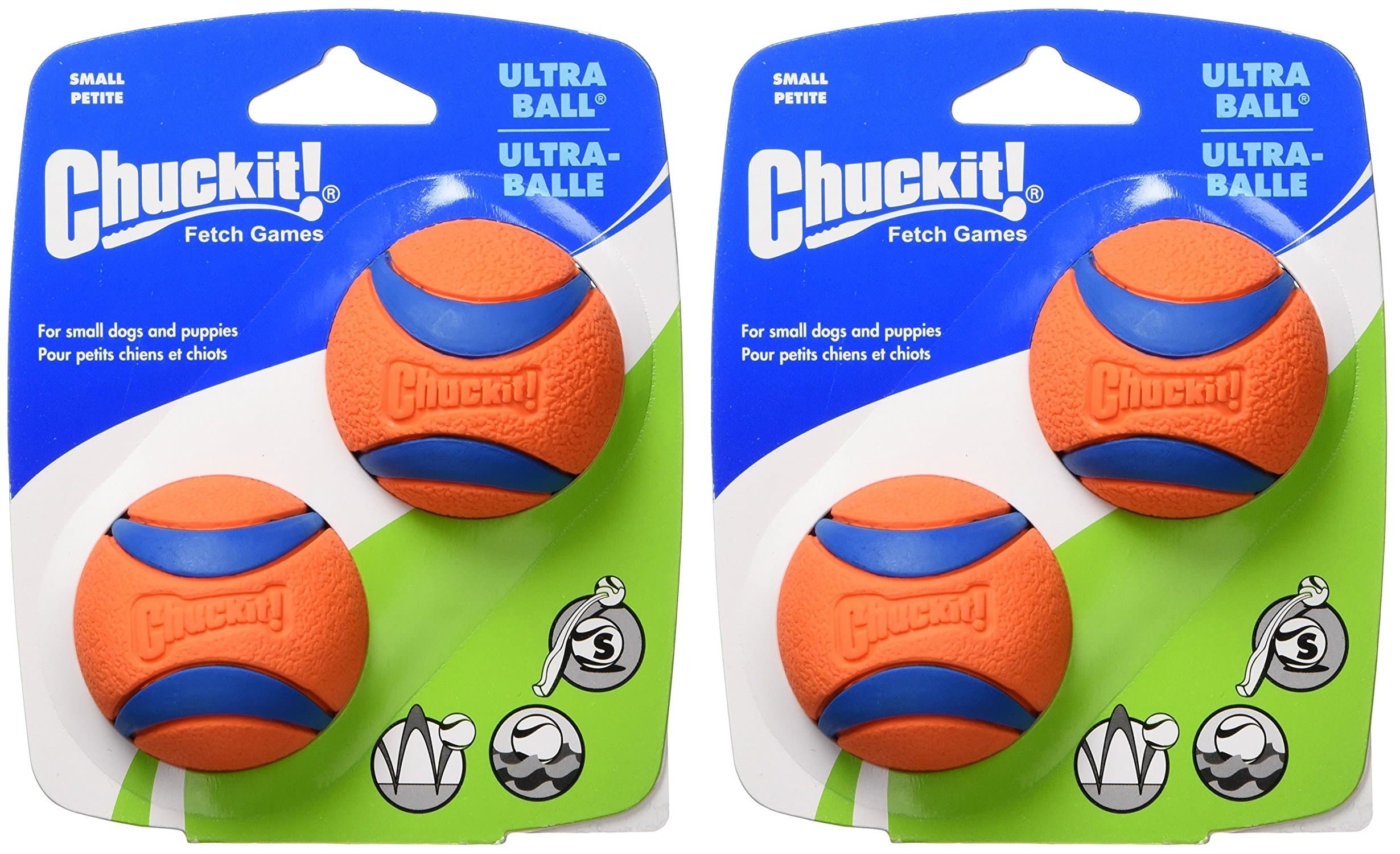 Chuckit! Ultra Ball Small 2" 2 Pack (2 Pc in Each Pack)