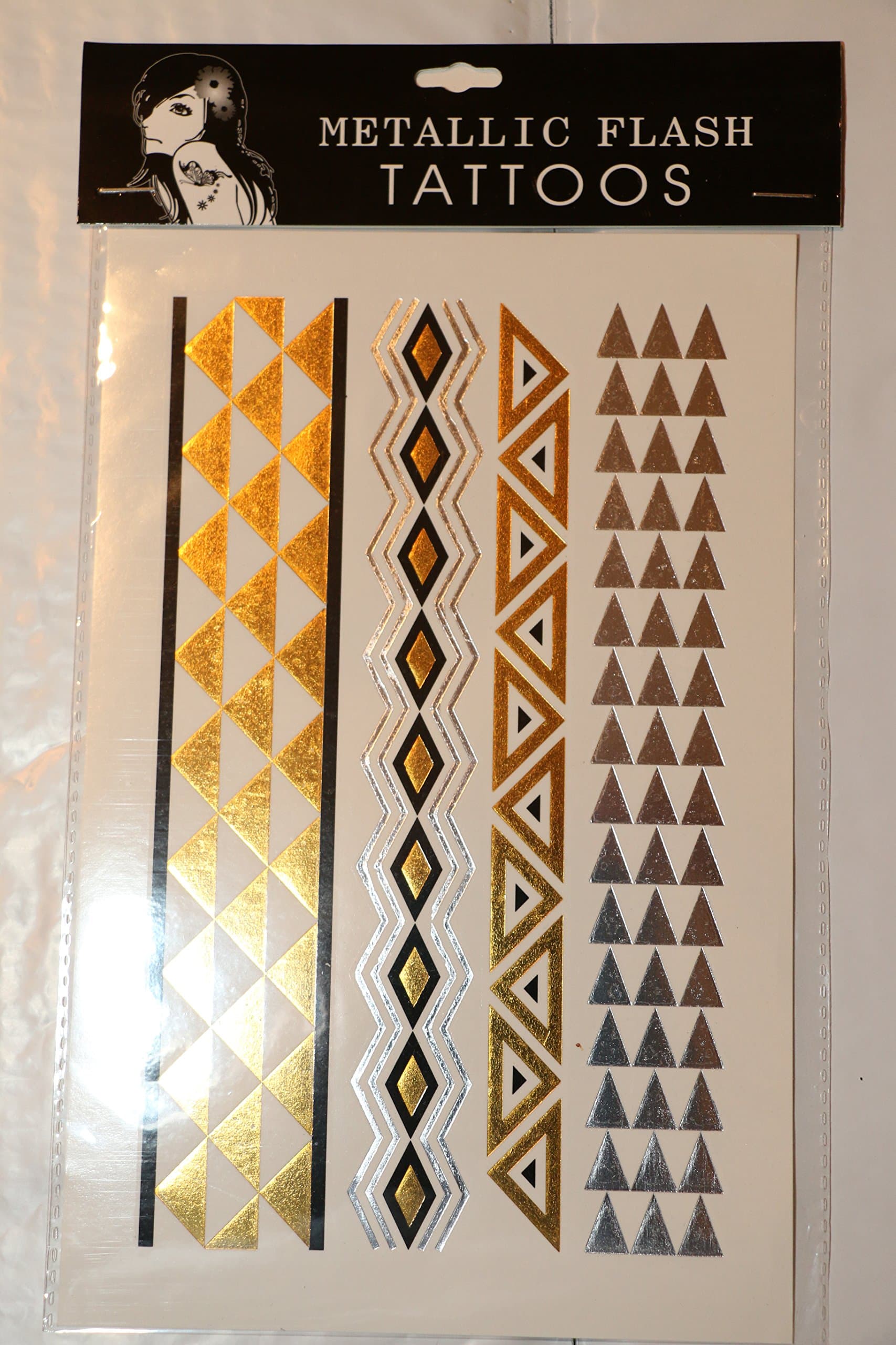 Metallic Flash Tattoo# 444