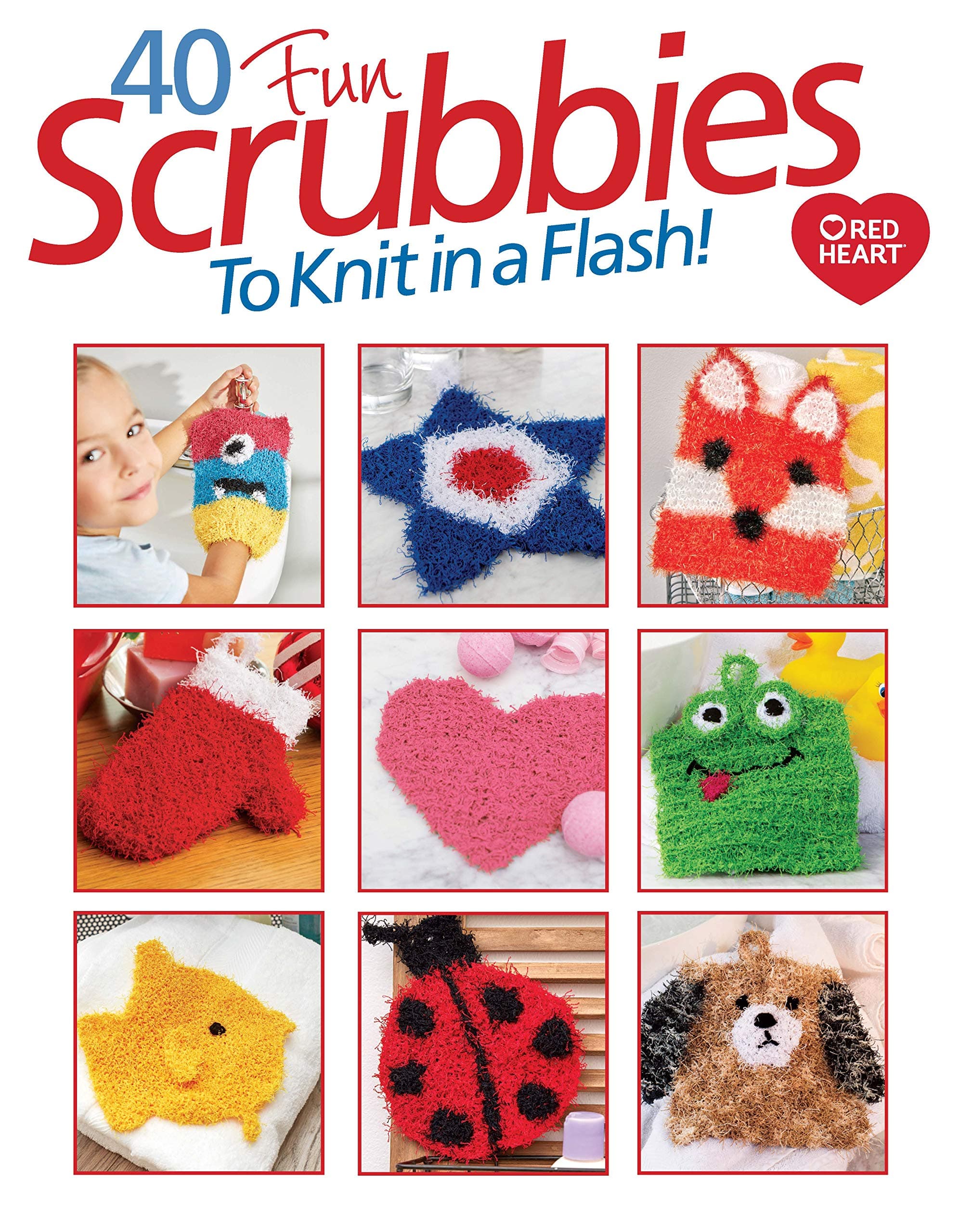 40 Fun Scrubbies to Knit in a Flash!-Create Whimsical and Unique Designs With These Simple Patterns and Helpful Tutorial Videos from Go-Crafty.com