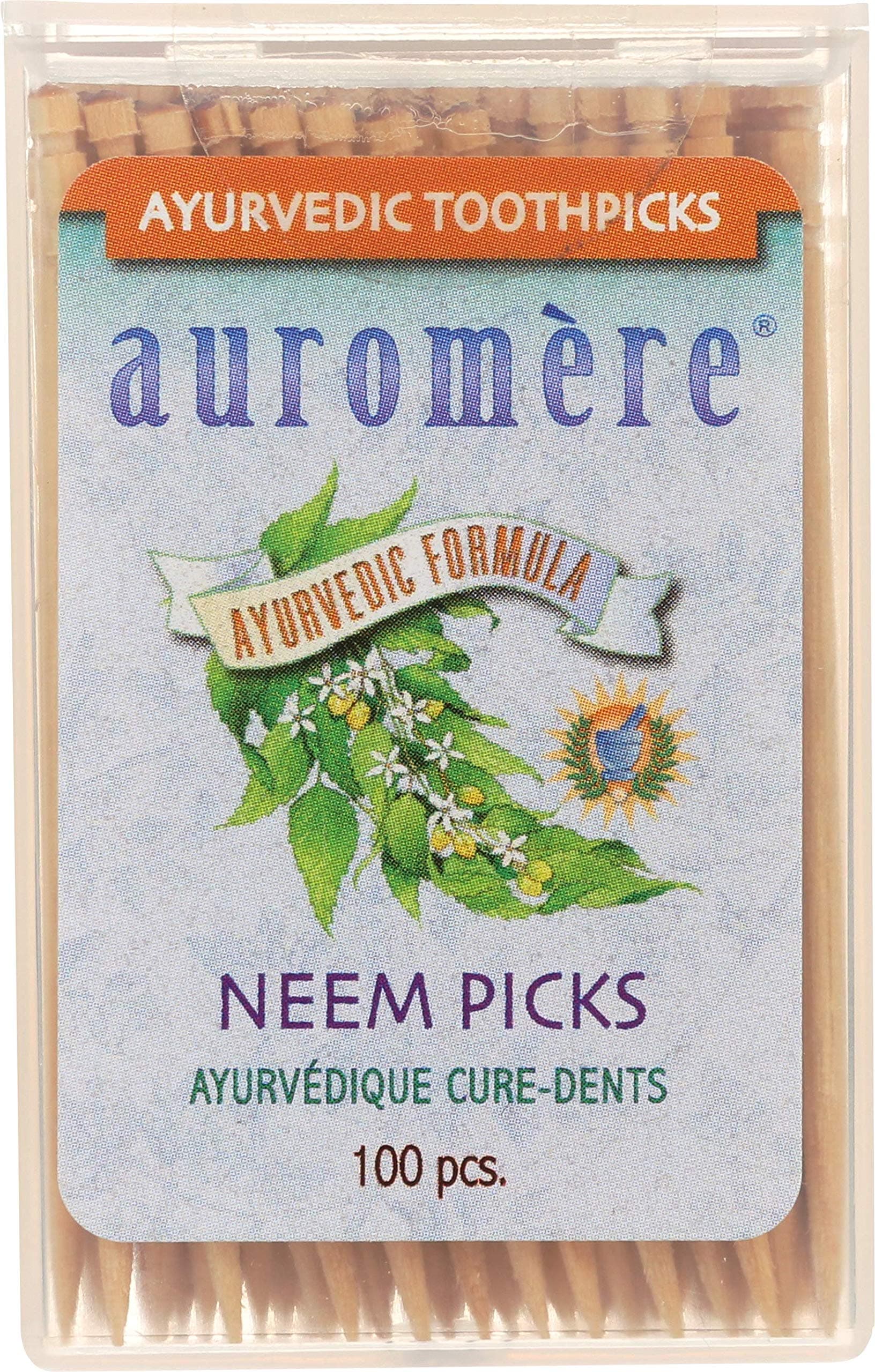Ayurvedic Toothpicks, Neem, 100 Count