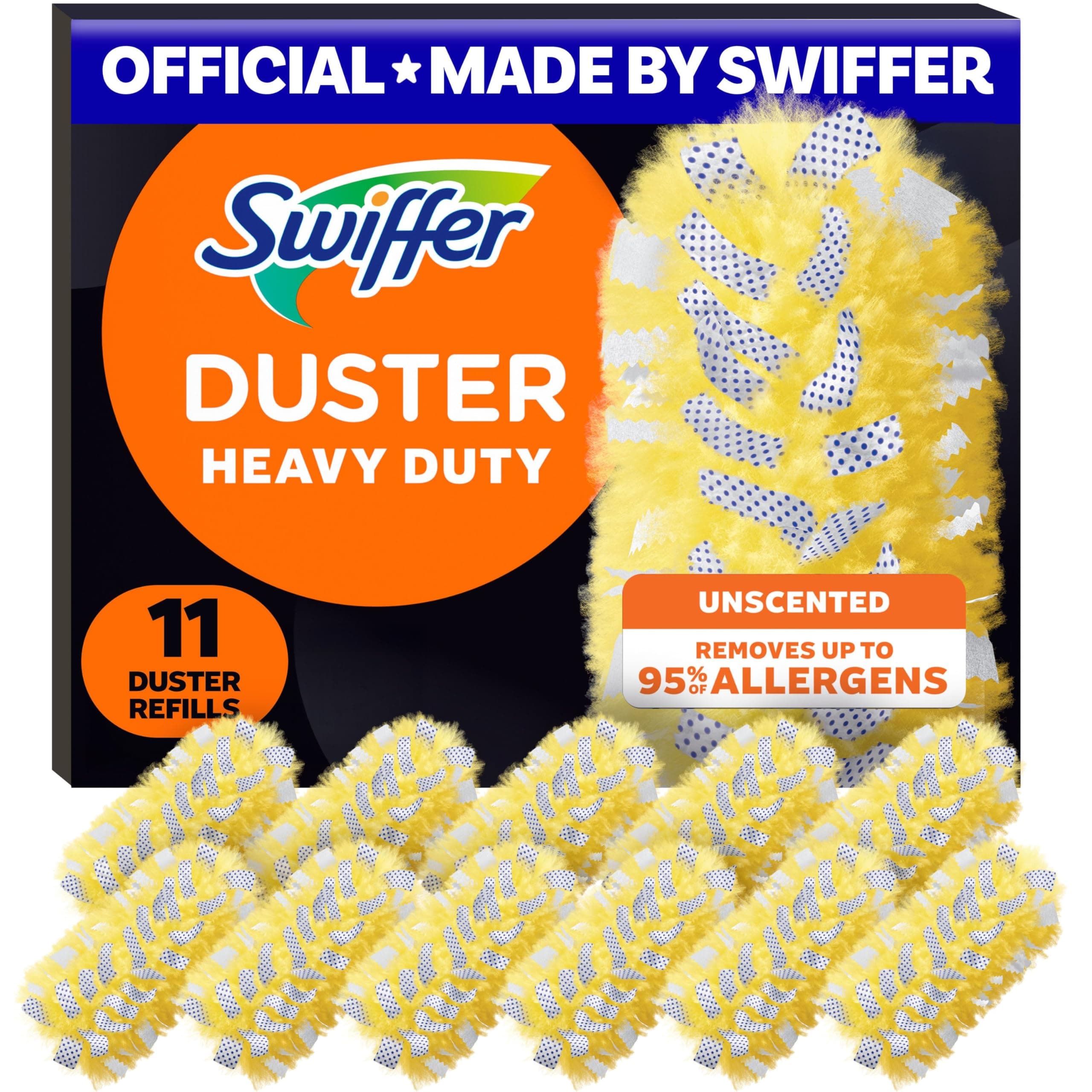 360 Dusters, Heavy Duty Refills, 11 Count, Multicolored