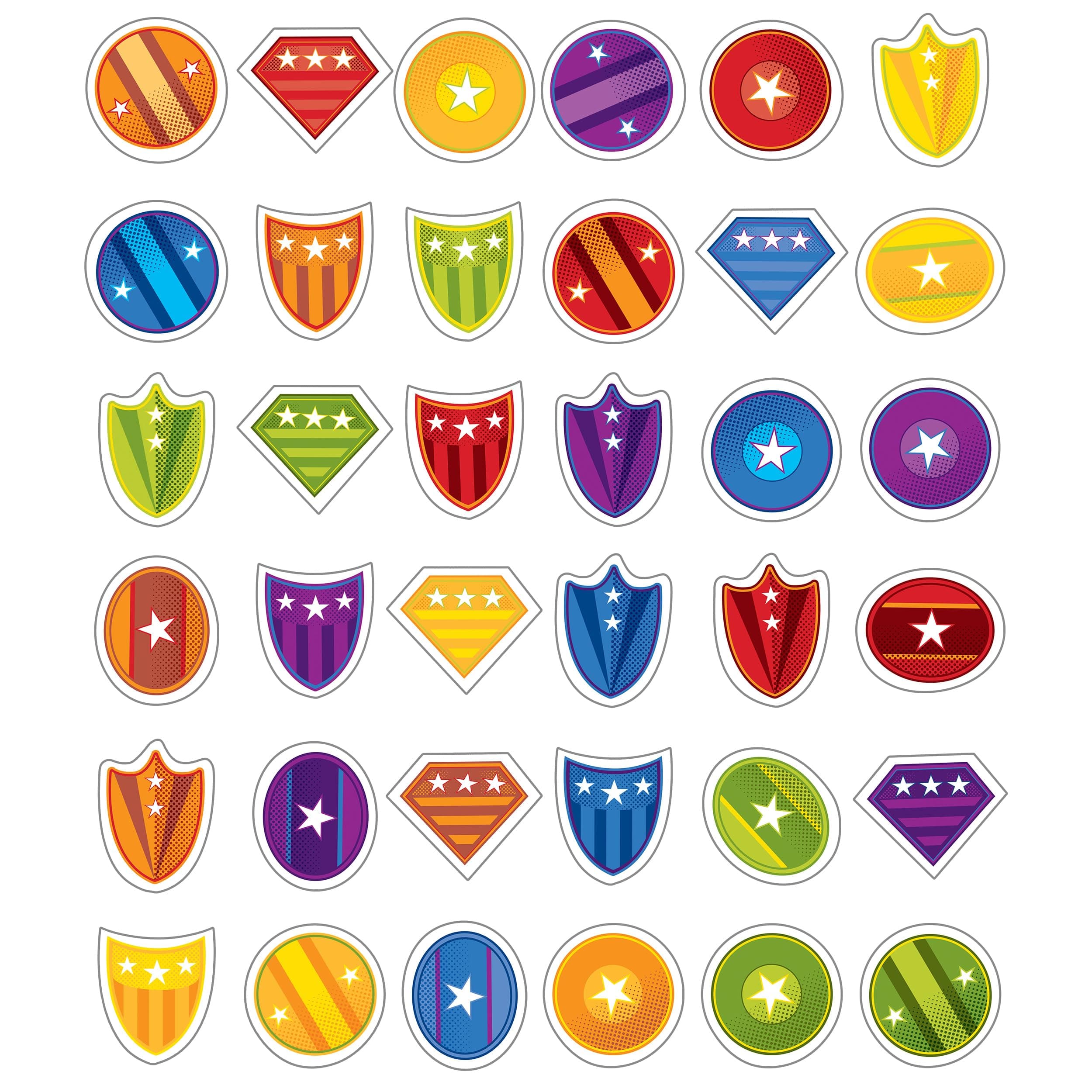 Super Power Shields Mini Cutouts