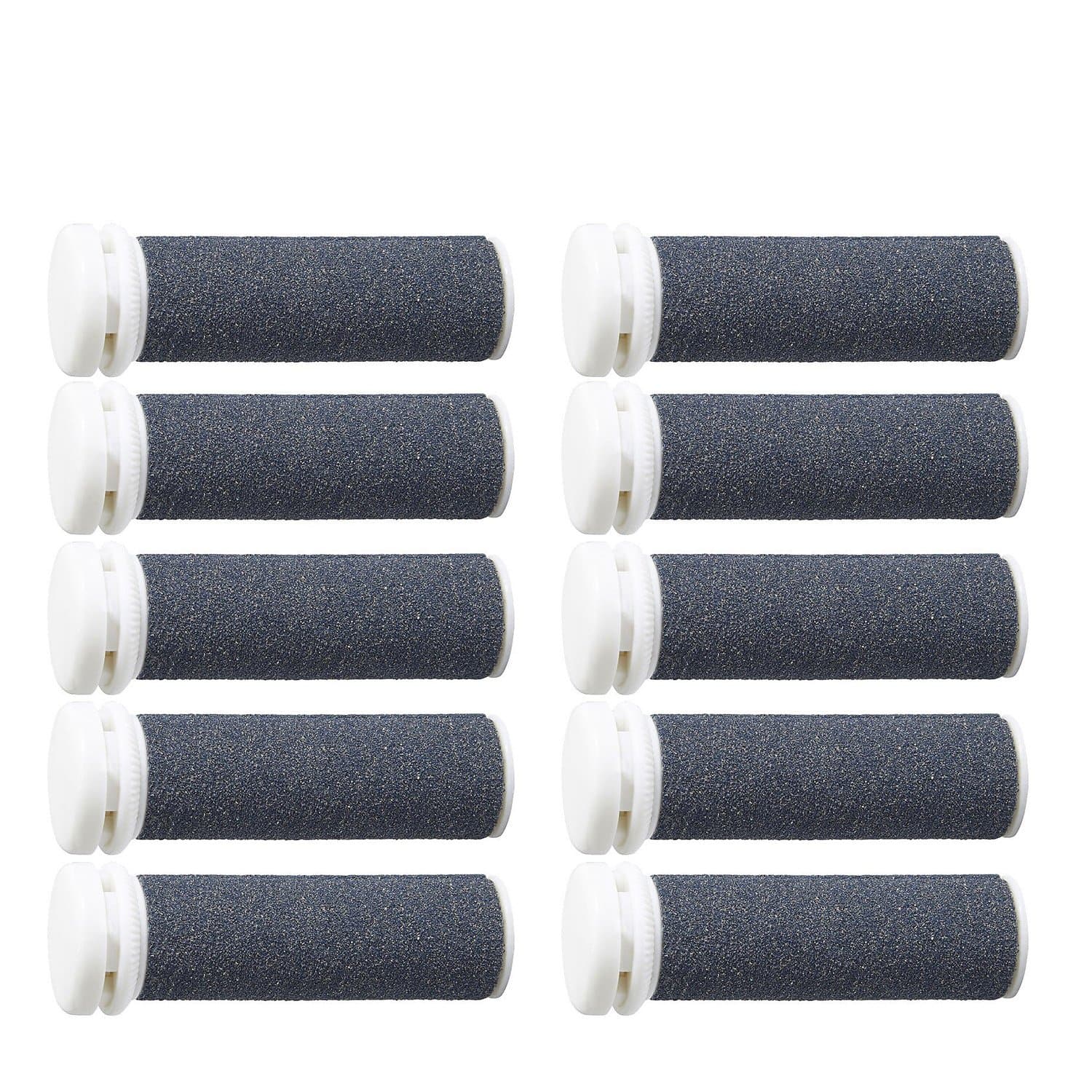 Super Coarse Micro Mineral Replacement Rollers Compatible with Emjoi Micro-Pedi Callous Remover (10PACK G)