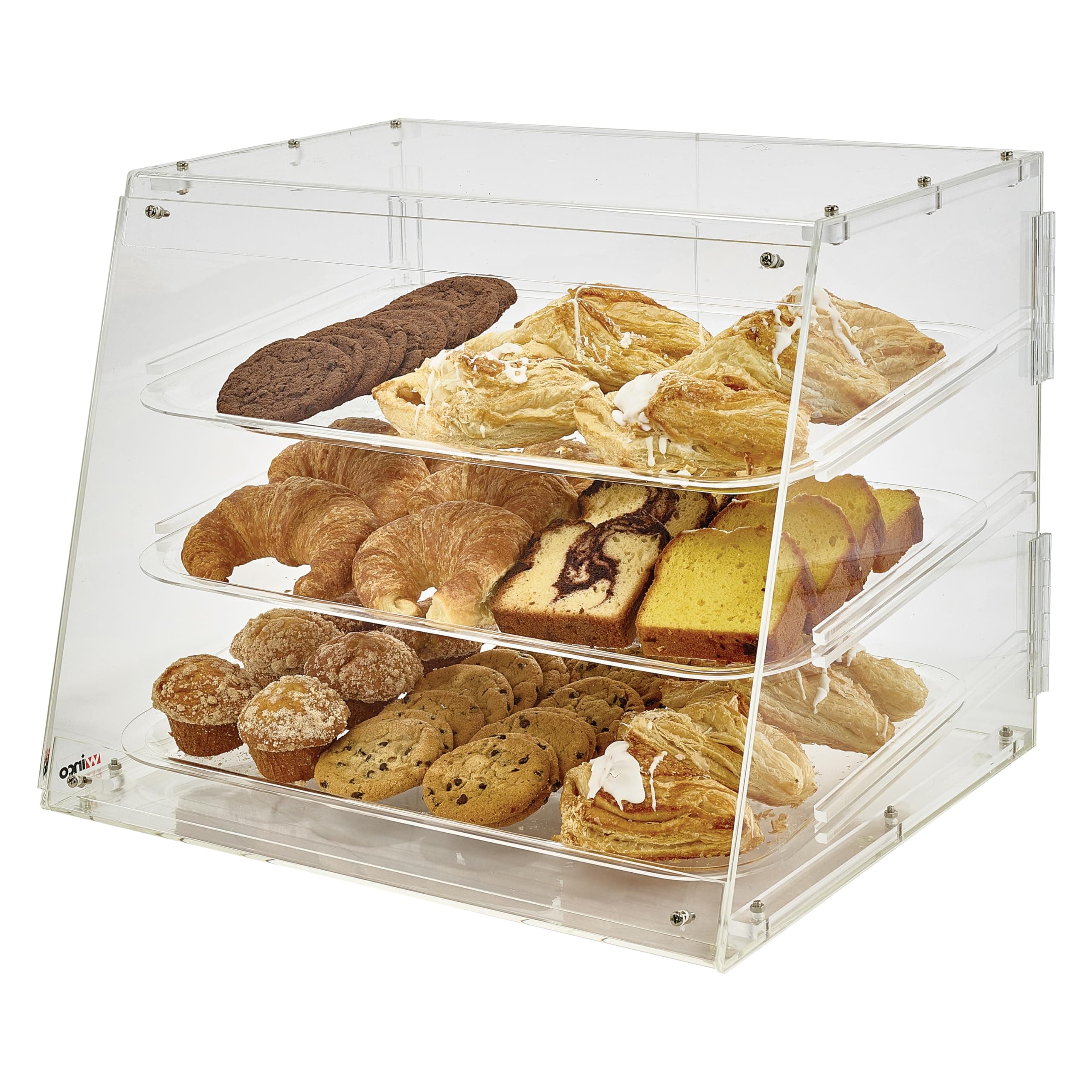 Winco 3-Tier Pastry Display Case, Acrylic Medium