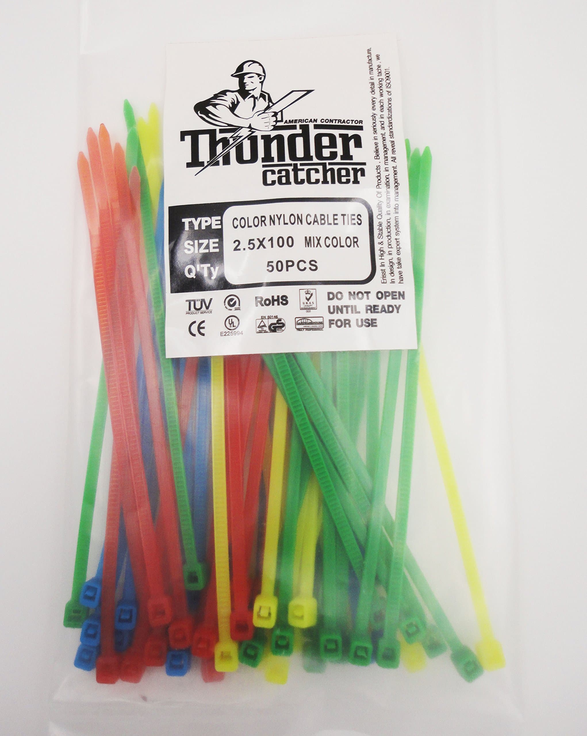 Nylon Cable Ties Self Locking 2.5mm X 4