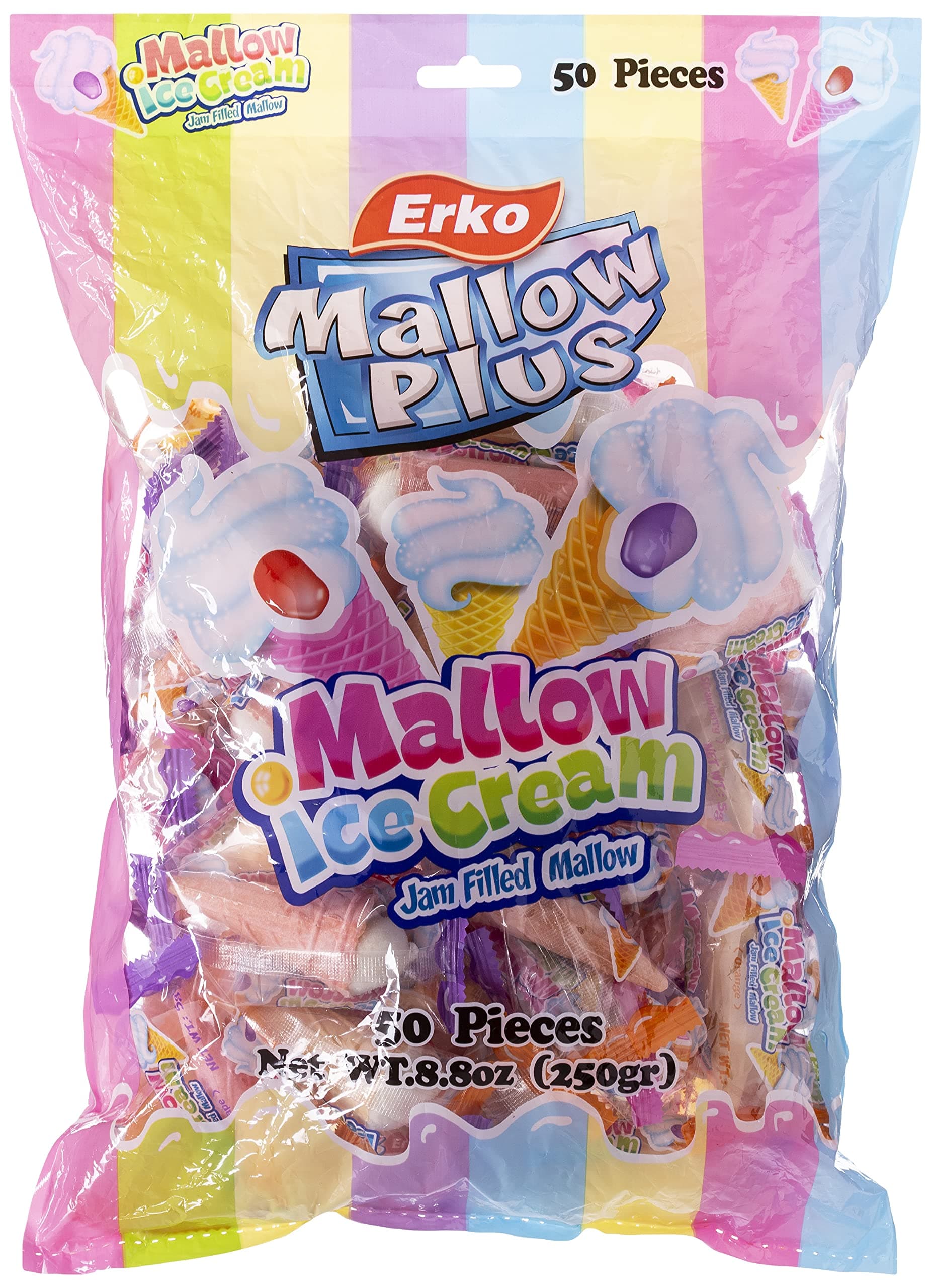 Erko Ice Cream Marshmallow Plus, 250 gm