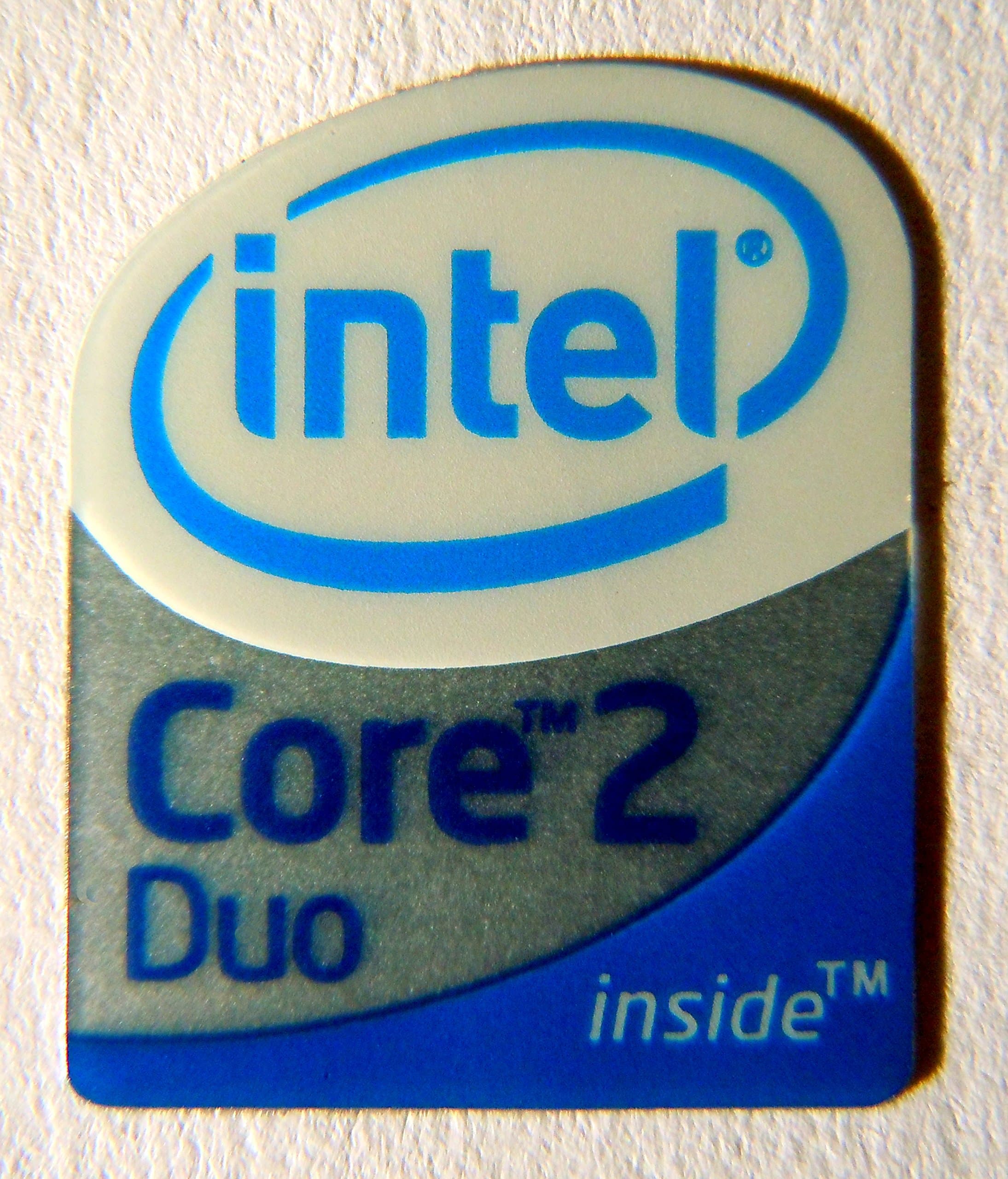 Sticker Compatible with Intel Core 2 Duo Inside 19 x 24mm [50]