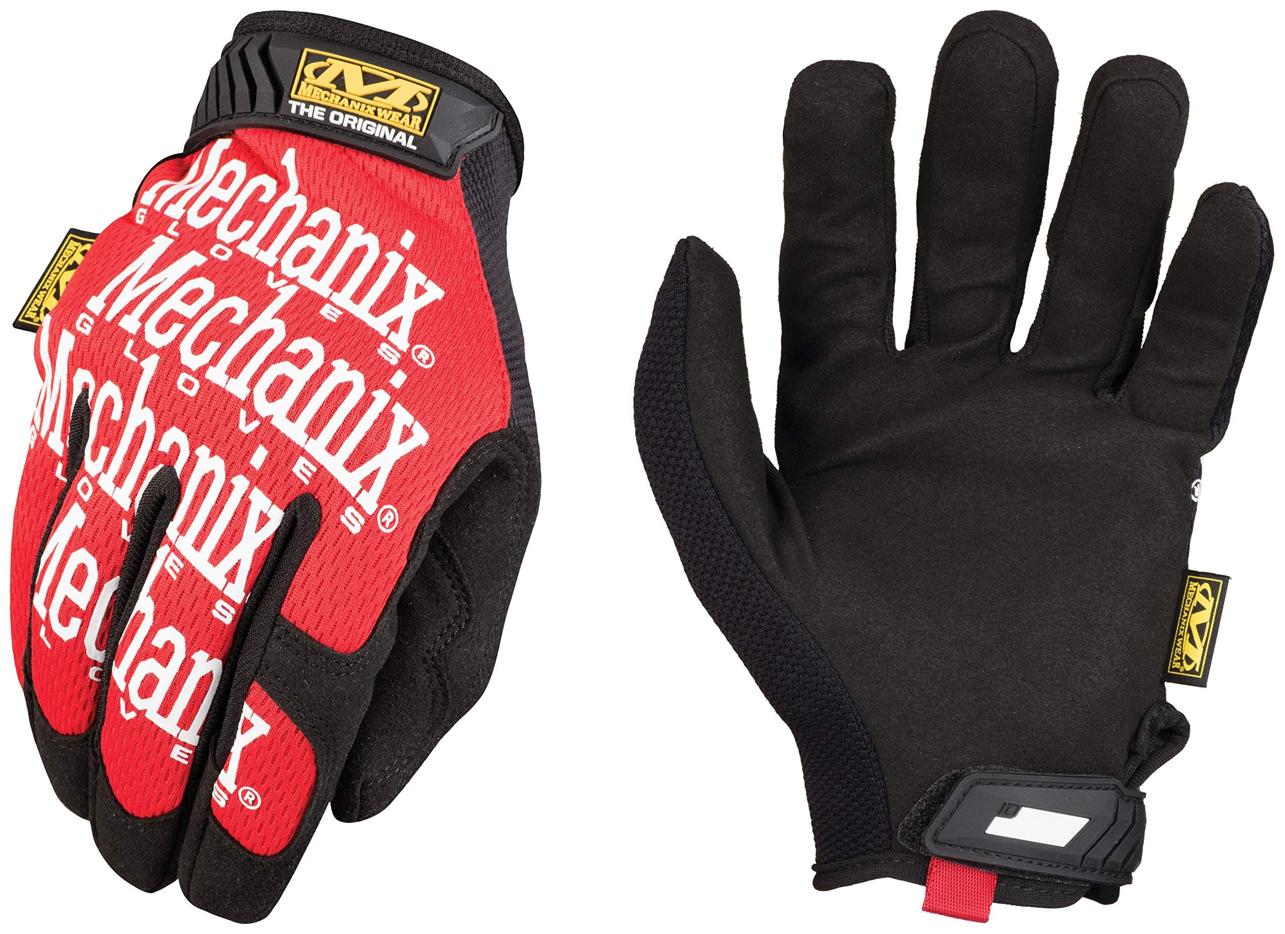 Mechanix Wear Original Work Gloves - Multi-Purpose Outdoor Work Gloves - Secure Fit - Durable & Machine Washable - Breathable & Comfortable - Small - Red