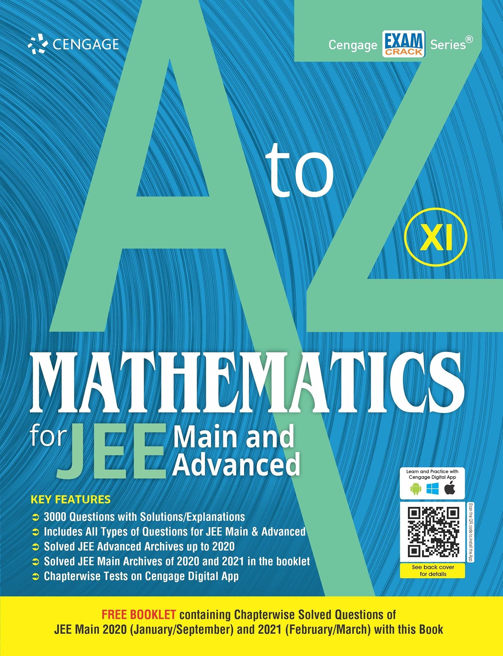 Cengage Learning A to Z Mathematics for JEE Main and Advanced: Class XI