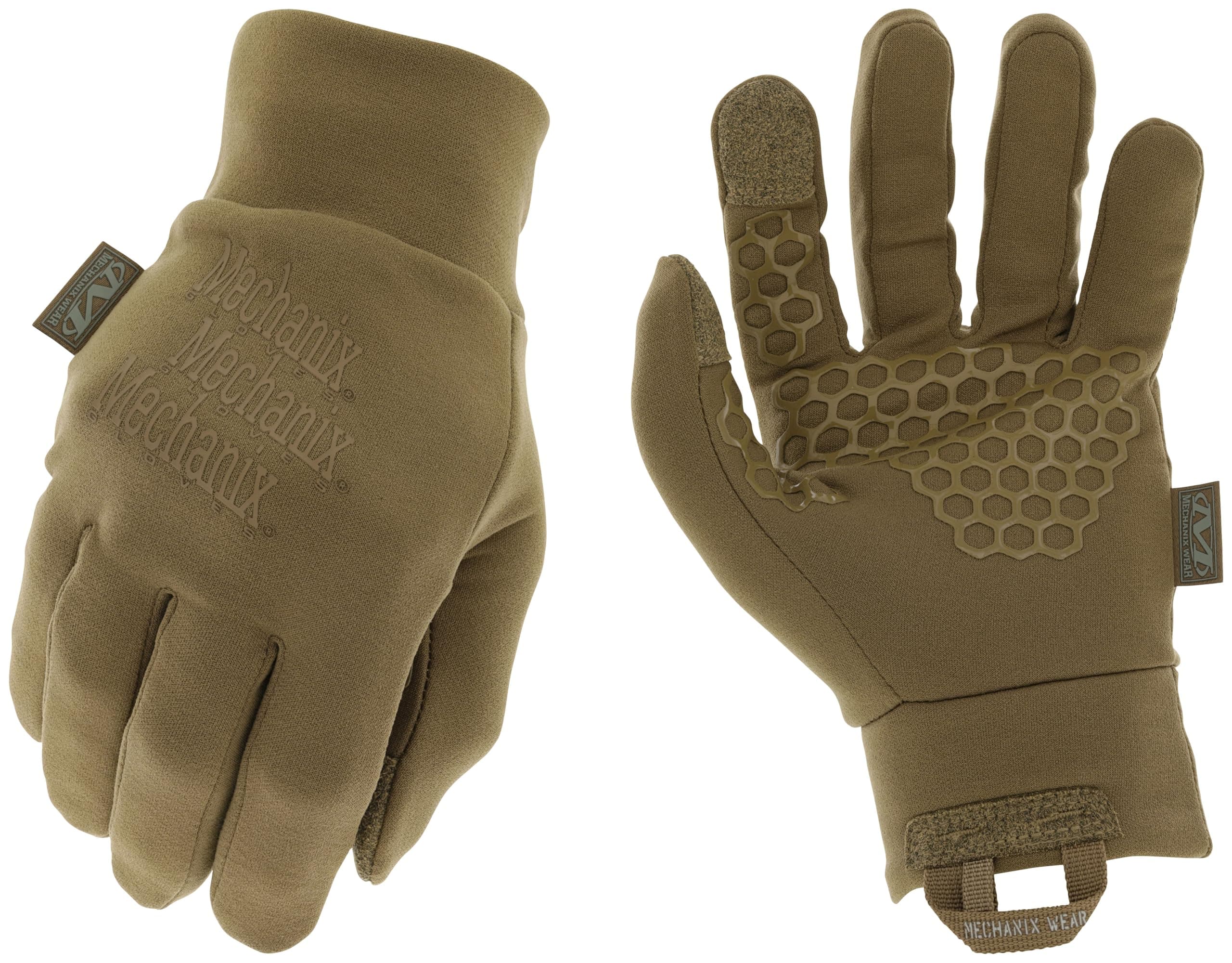 Mechanix Wear ColdWork Base Layer Winter Work Gloves - SoftShell Micro-Fleece Glove Liner - Secure Grip - Touchscreen Compatible - Machine Washable - Medium - Coyote Brown
