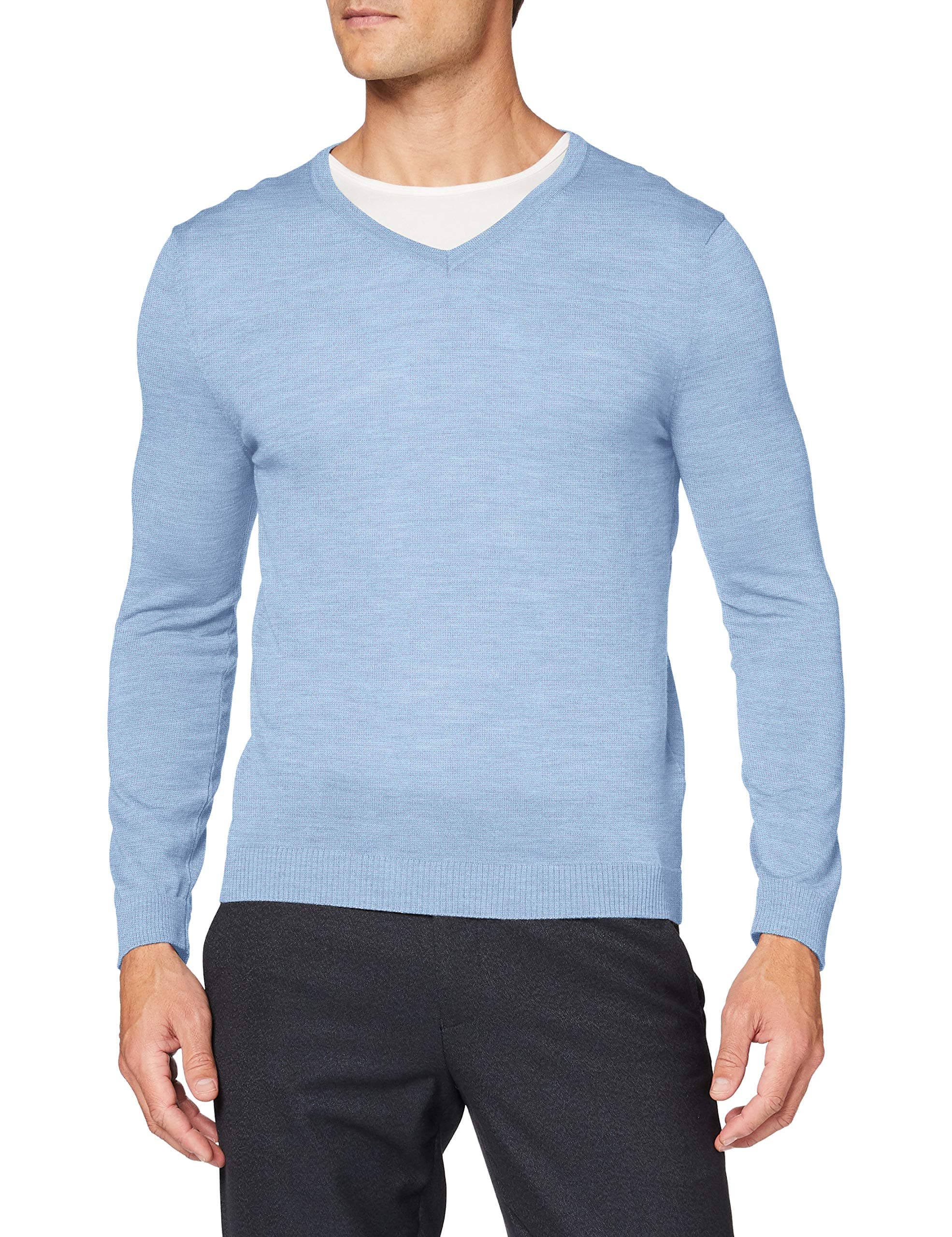 Maerz Men's Pullover V-Ausschnitt Sweater