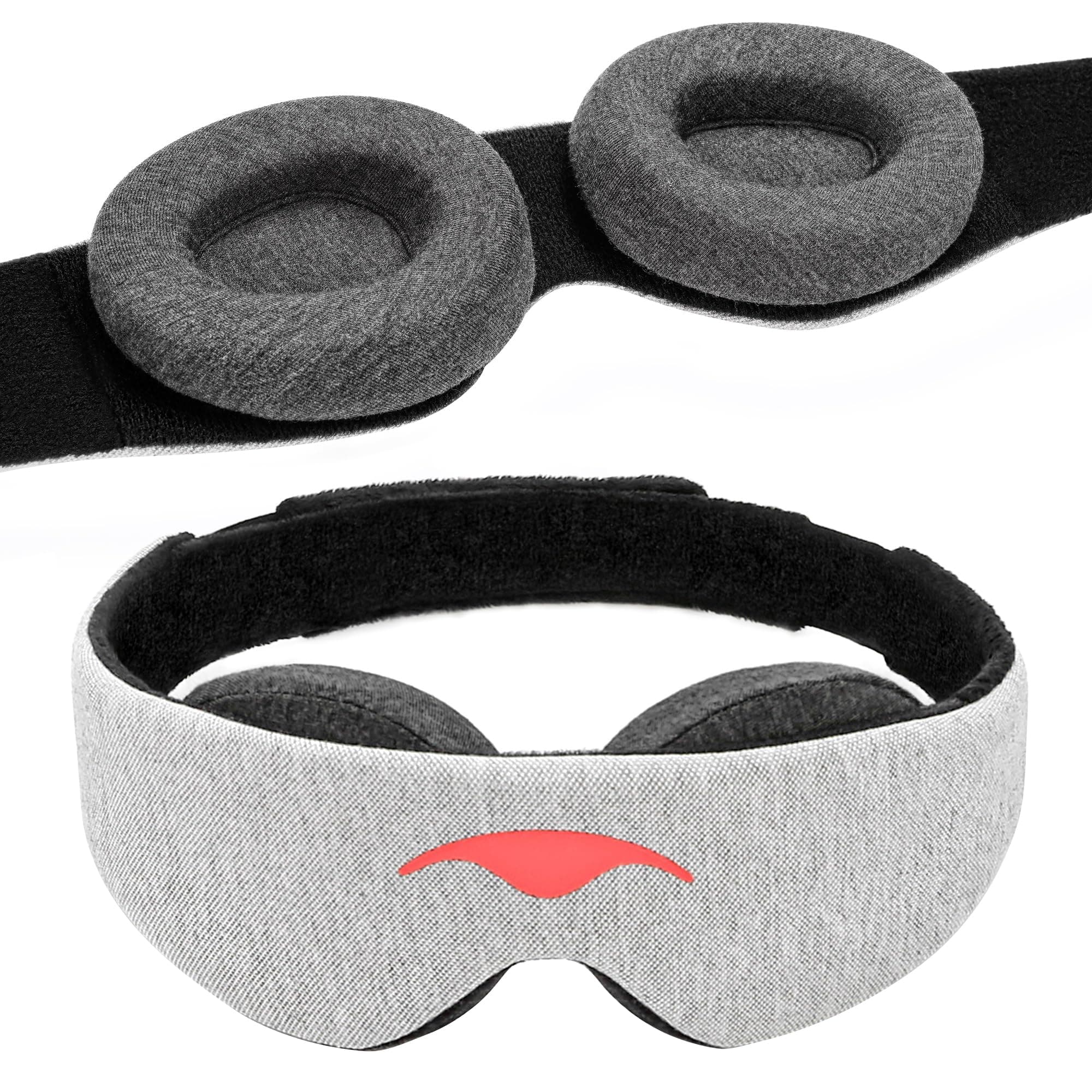 Manta Sleep Mask - 100% Light Blocking Eye Mask, Zero Eye Pressure, Comfortable & Adjustable Sleeping Mask for Women Men, Perfect Blindfold for Sleep/Travel/Nap/Shift Work