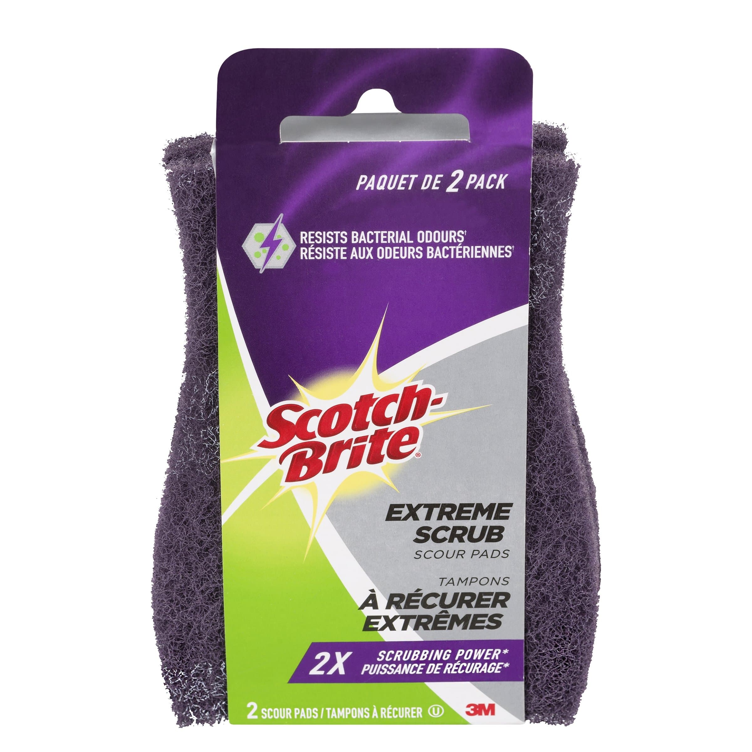 Extreme Scrub Scour Pad, 2 Pads