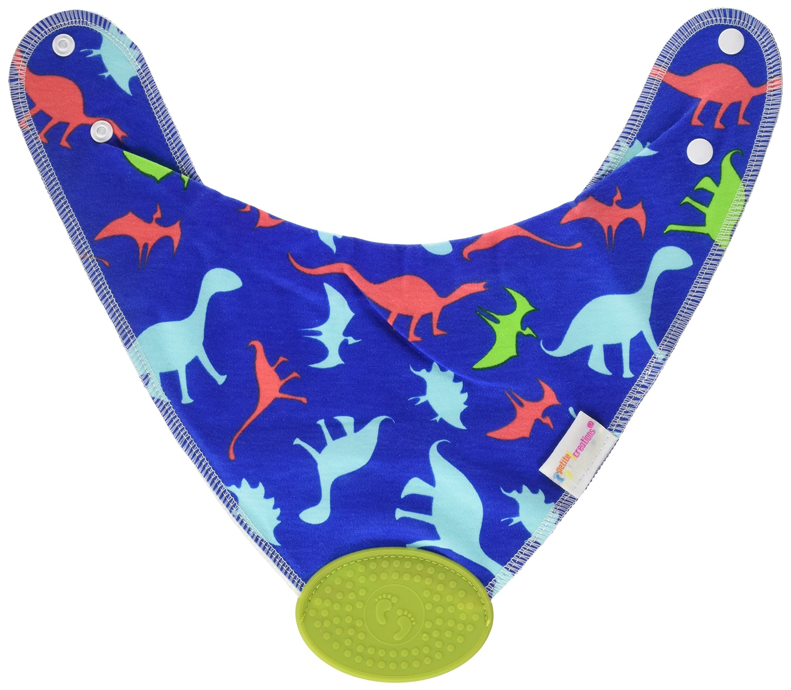 Petite Creations Teether Bibs, Dinosaur