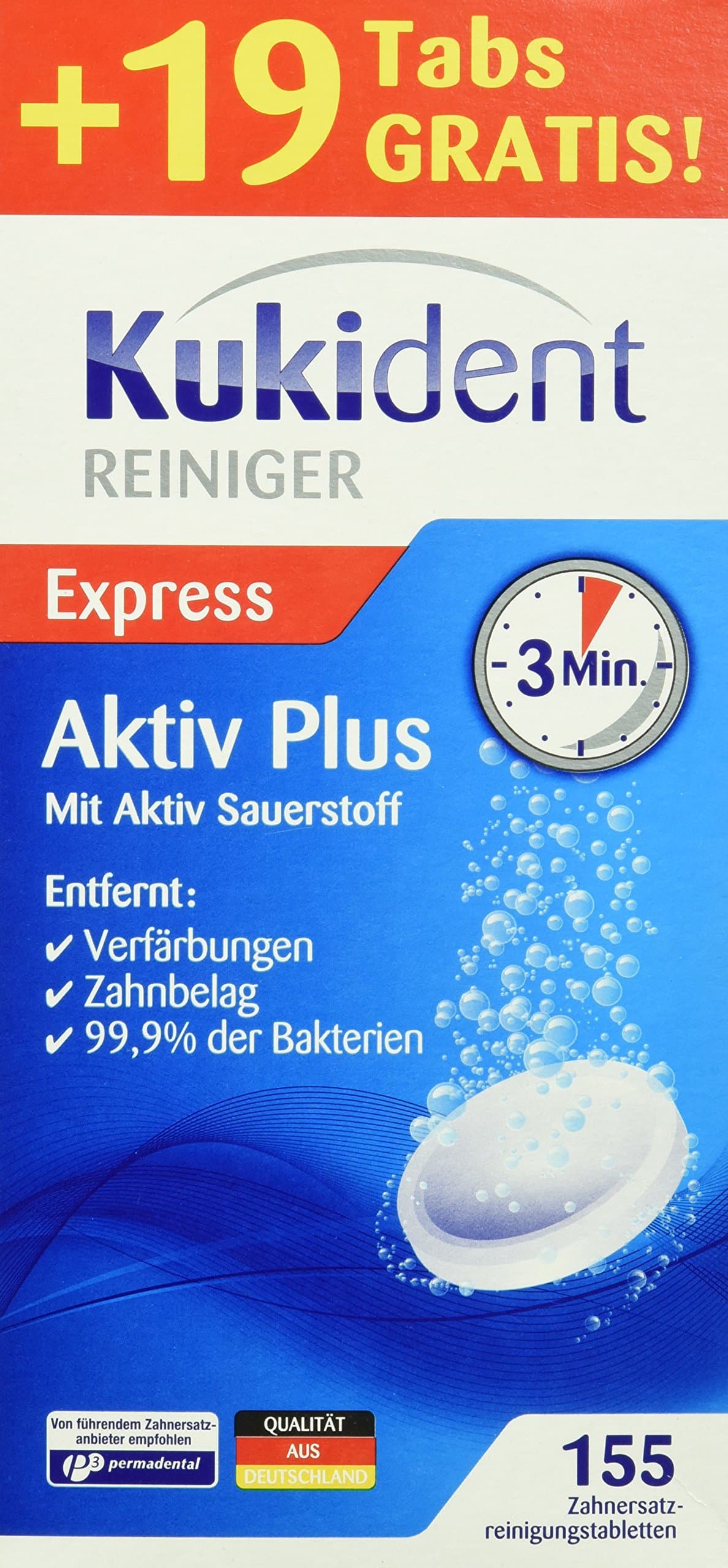 Kukident Activated Plus 155