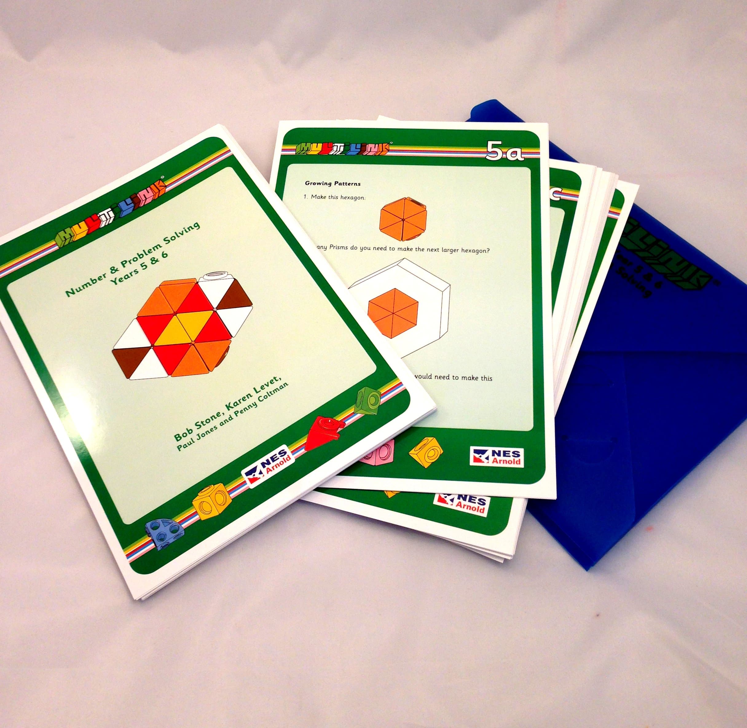 Number and Problem Solving Cards For Years 5 & 6 For Use With Multilink/Snap Cubes