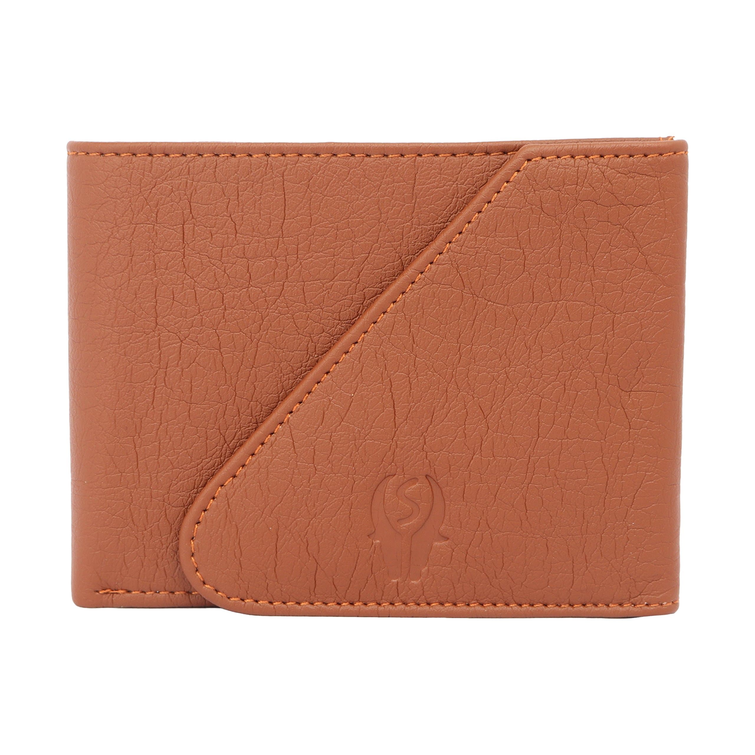 SAMTROHTan KAN Design PU Leather Wallet for Men