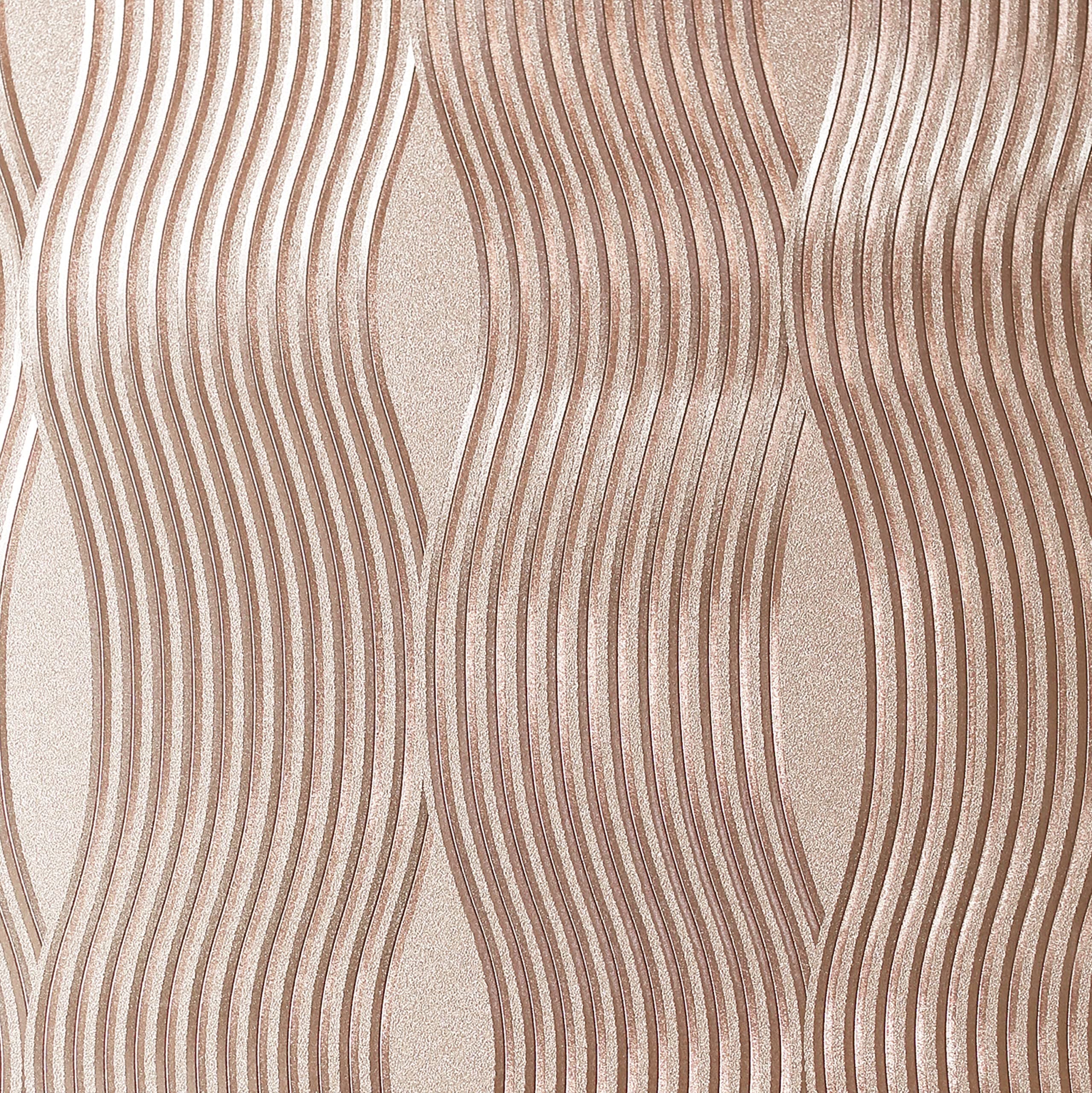 Arthouse Foil Wave Rose Gold