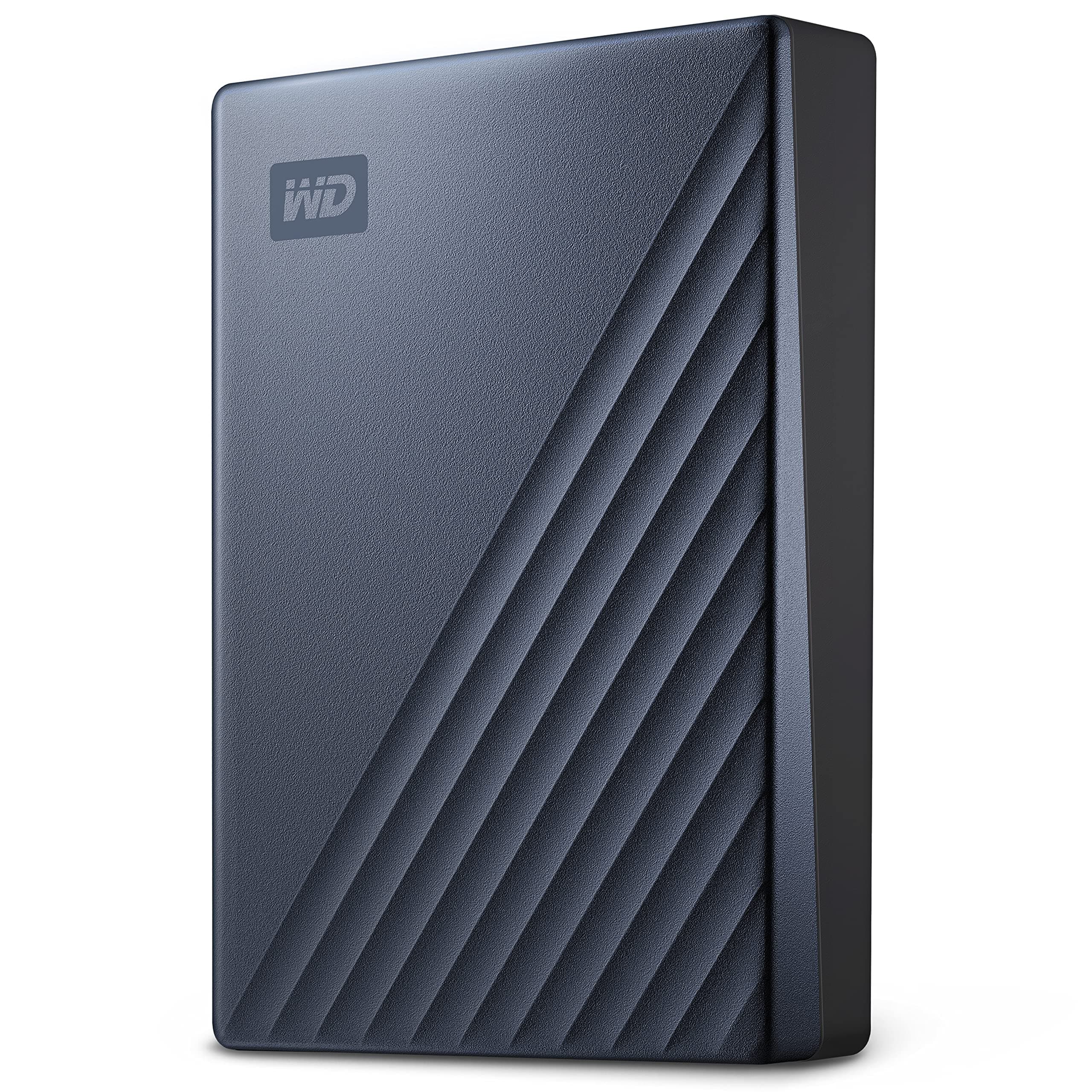 WD Western Digital 5TB My Passport Ultra Blue Portable External Hard Drive HDD, USB-C and USB 3.1 Compatible - BFTM0050BBL-WESN