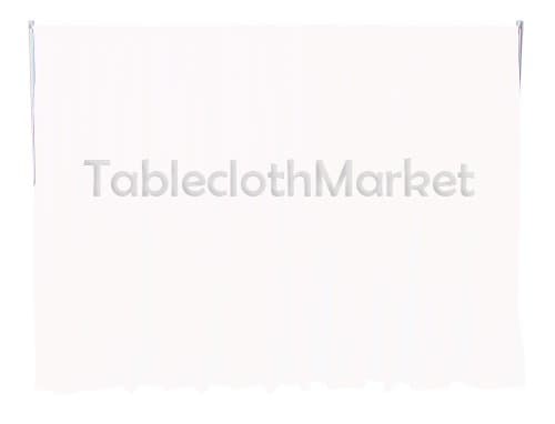 Polyester Backdrop 10 Ft Drape Background Pipe Display Curtain 120 x 60 White