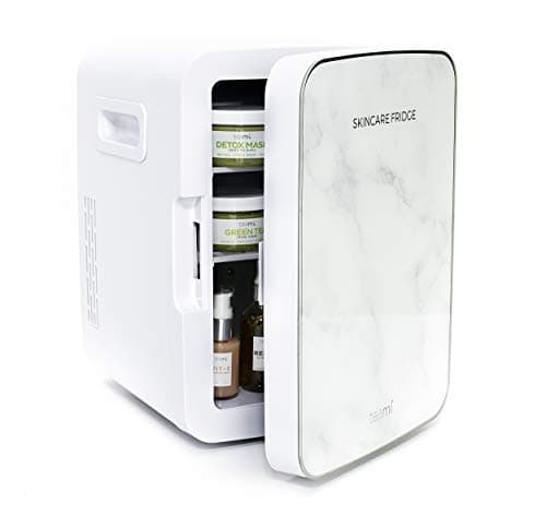 Teami Mini Fridge for Skincare - 10 Liter Compact Mini Refrigerator - Perfect for Bedroom or the Office. Store Cans, Cosmetics, Beauty Serums, Moisturizers, Oils, Toners, Face Masks, and Makeup