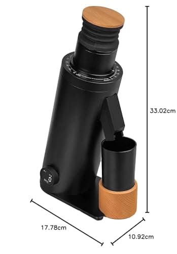 MiiCoffee DF64V Variable Speed Single Dose Coffee Grinder (Black)