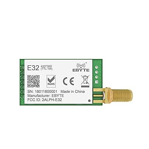 Lora TXCO 433MHz 1W RF Module Lora UART Transmitter 30dBm Long Range 8000m Wireless RF Transceiver Module