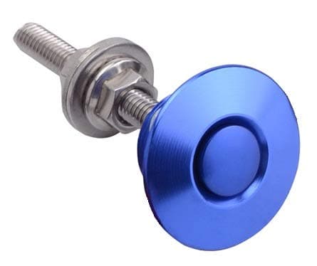 ANJOSHI Quick Release Latch Universal Push Button Low Profile Hood Pins Lock Car Lock Clip Kit 1.25" Quick Latch for Hood Bumper or DIY