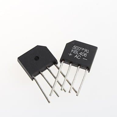 KBL406 Flat Bridge Rectifier Bridge 4A / 600V (5Pcs)