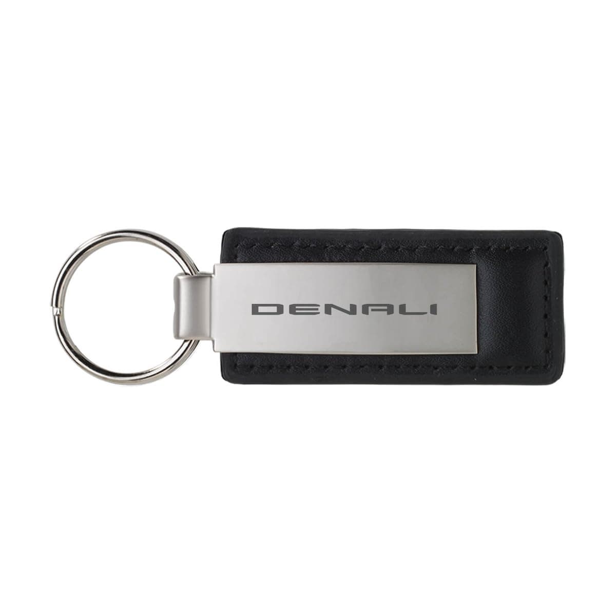 SR1 Performance Leather/Metal Split Ring Keychain - Officially Licensed GM Key Chains for Cars/Trucks, Black, Standard