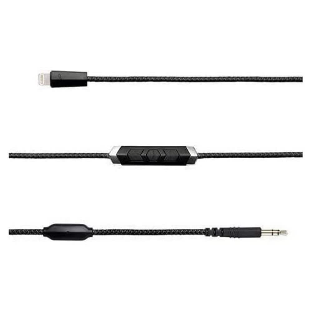 SpeakEasy DAC/AMP 3-Button Lightning Cable - Black one size