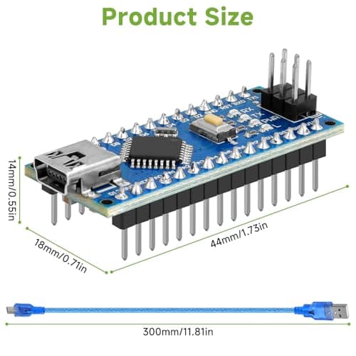 Mini Nano V3.0 ATmega328P Microcontroller Board w/USB Cable For Arduino