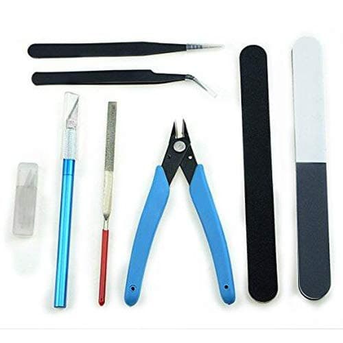 LILYS PET 8 PCS Gundam Modeler Basic Tools, Gundam Model Tools Craft Set Perfect for Car Model Assemble Building