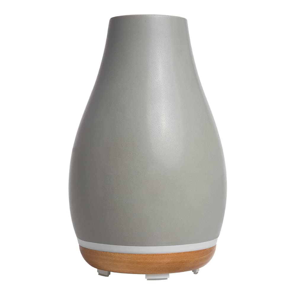 Blossom Aroma Diffuser, Grey, Portable Oil Diffuser , Stylish Aromatherapy Diffuser for Relaxation