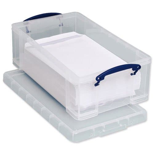 Really Useful Box 12 Litre -Clear x 2