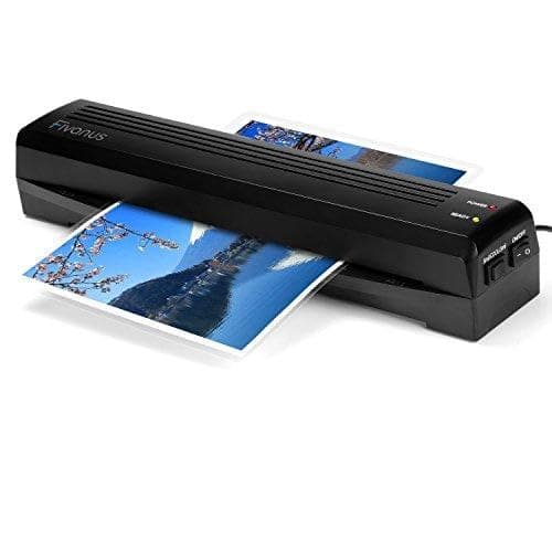 Thermal Laminator A3 A4 A6 Lamination Machine 2 Rollers Quick Warm-up Laminating Speed, Jam Release Switch and Automatic Shut Off Function for Home, Office and School