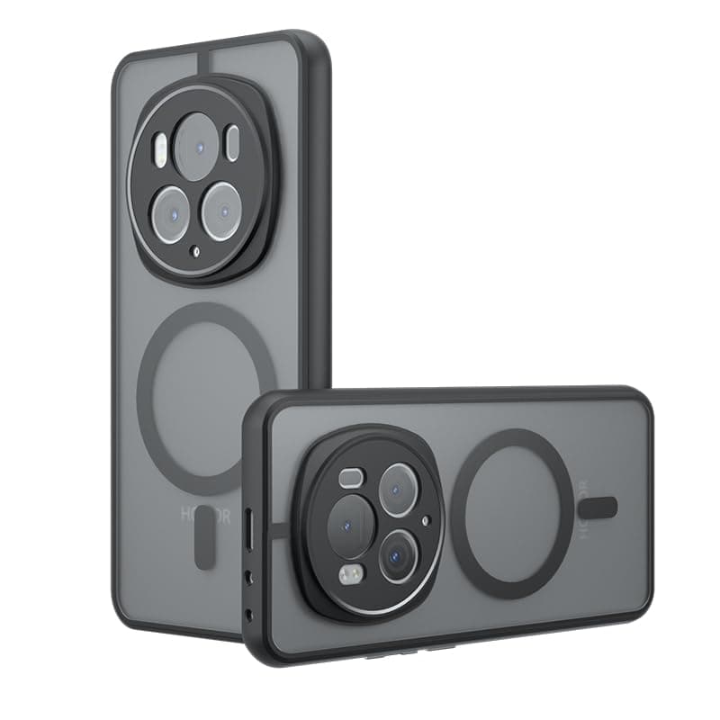 Compatible with Honor Magic 6 Pro Case Cover,Compatible with MagSafe,Compatible with Honor Magic6 Pro 5G BVL-AN16 BVL-N49 Built-in Magnetic Anti-Shock Cell Phone Case Black