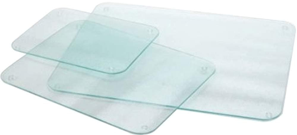 Completely Clear & Flat Float Glass Worktop Saver - 40 x 30cm by Cutting Edge Cookware