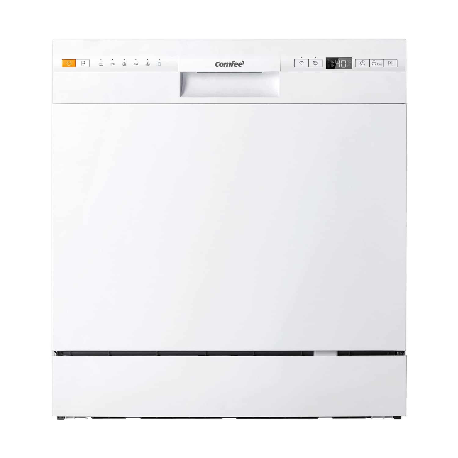 Dishwasher 8 Place Settings with 7 Programs, Super Quiet and Quick, LED Display, Delay Start and WiFi Function APP Control