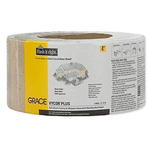 GraceVycor Plus 1Roll 4'' x 75' by Grace Construction