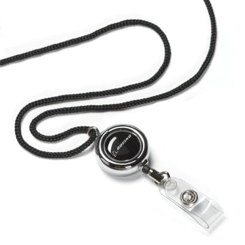 Chrome Breakaway Retractable Lanyard