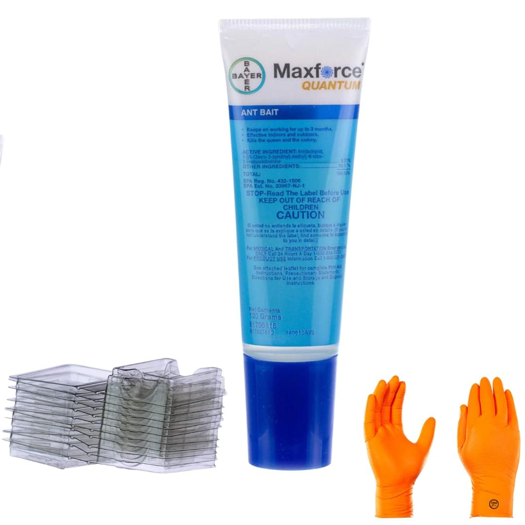 Maxforce Quantum Ant Bait: Long-Lasting Control for Multiple Ant Species with Protective Gloves