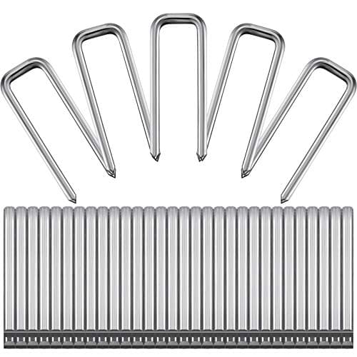 Jetec 40 Silver Shutter Louvers Replacement Staples for Window Shutter Repair and Maintenance