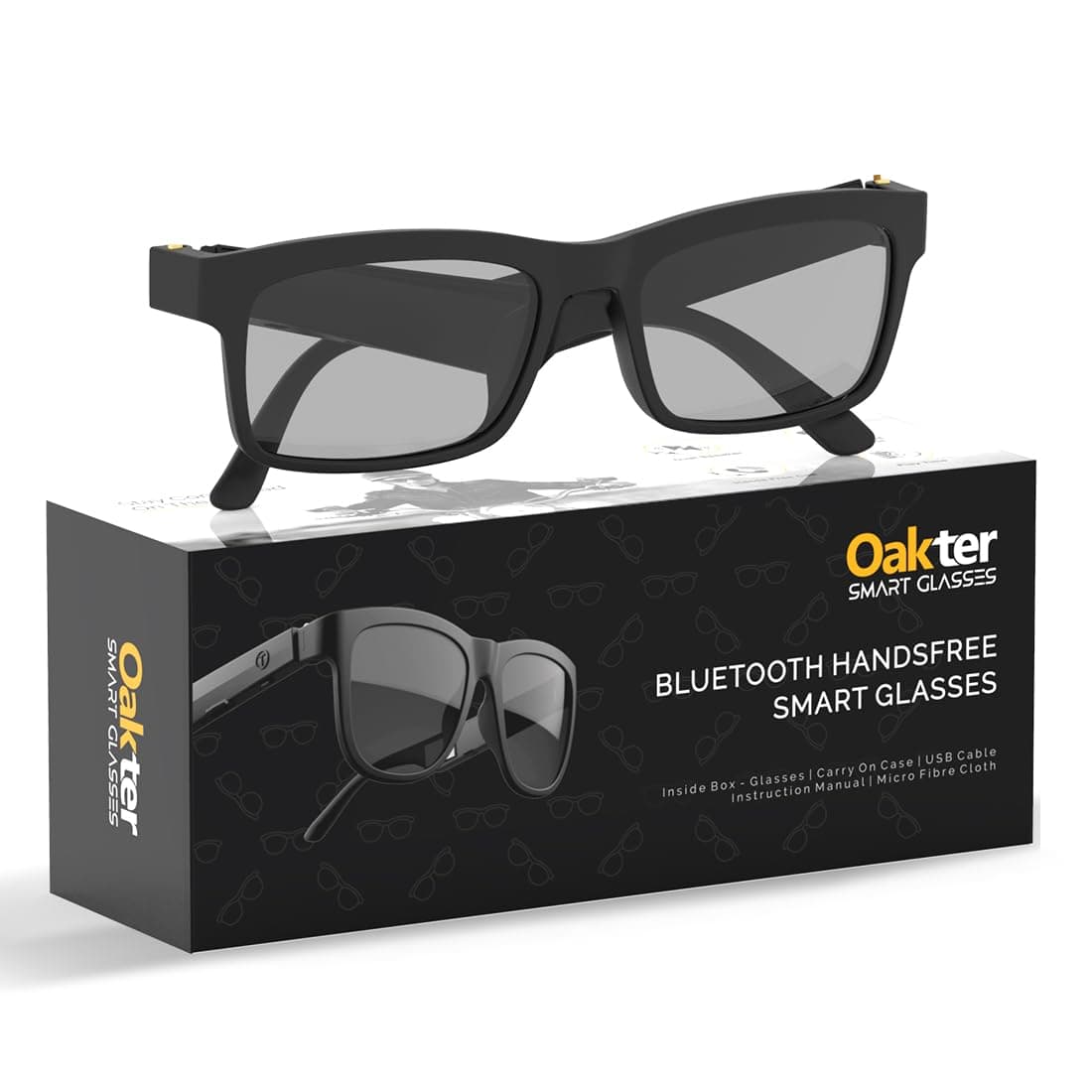 OAKTER Smart Glasses with Wireless Bluetooth