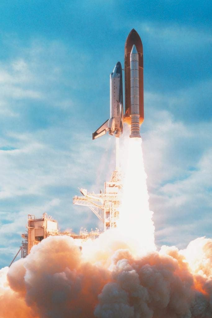 United States Space Shuttle Explosive Rocket Blast Off Rocket Launch Photo Solar System Science Kids Map Galaxy Classroom Chart Earth Outer Planets Hubble Nasa Cool Wall Art Print Poster 24x36